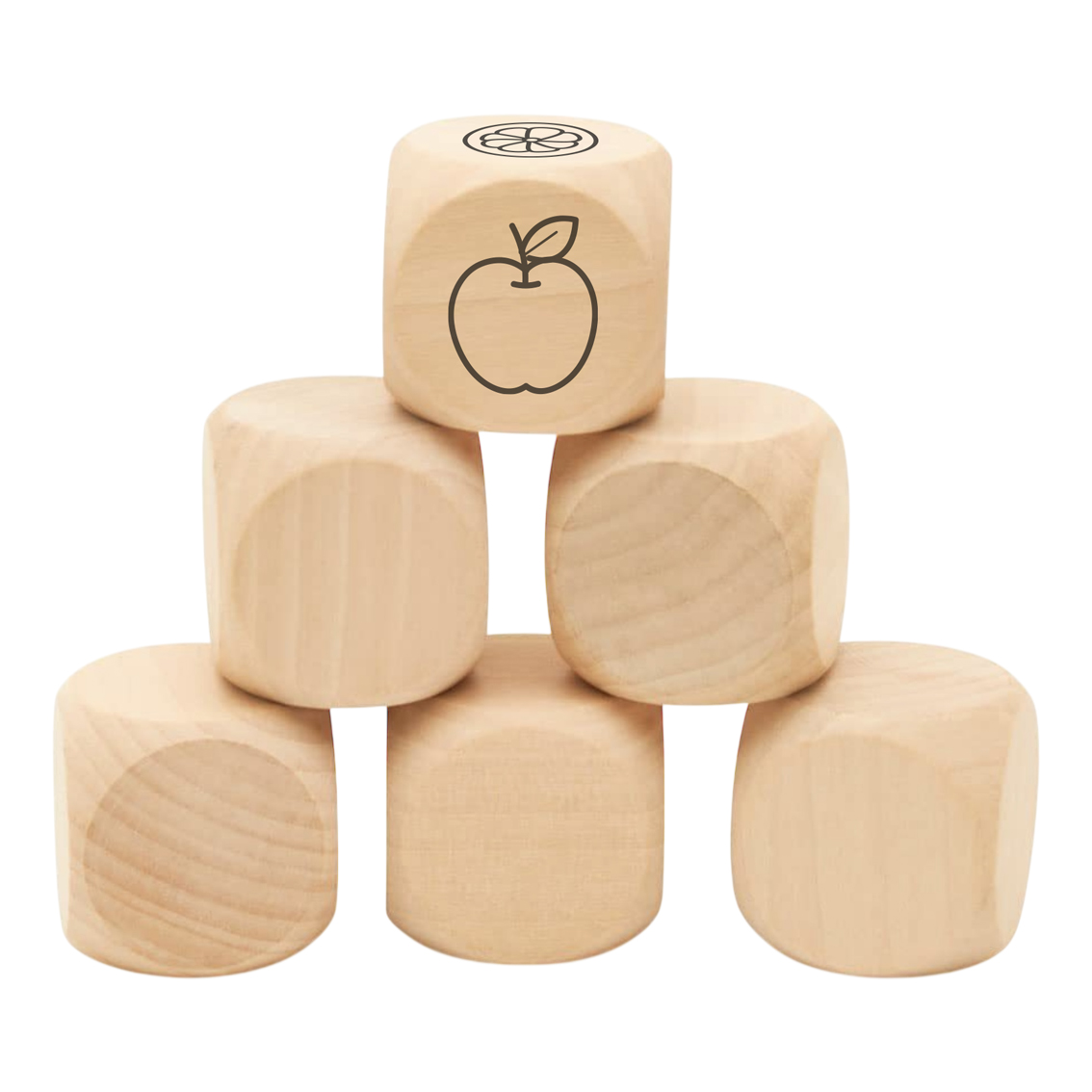 Wooden Dice view 2